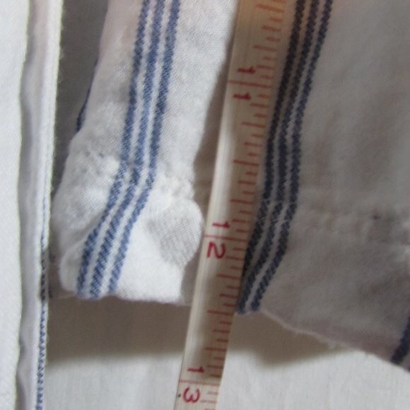 HOLLISTER ULTRA HIGH-RISE SHORTS SIZE XS PAPPER BAG WAIST STRIPED BLUE W… - Picture 6 of 9